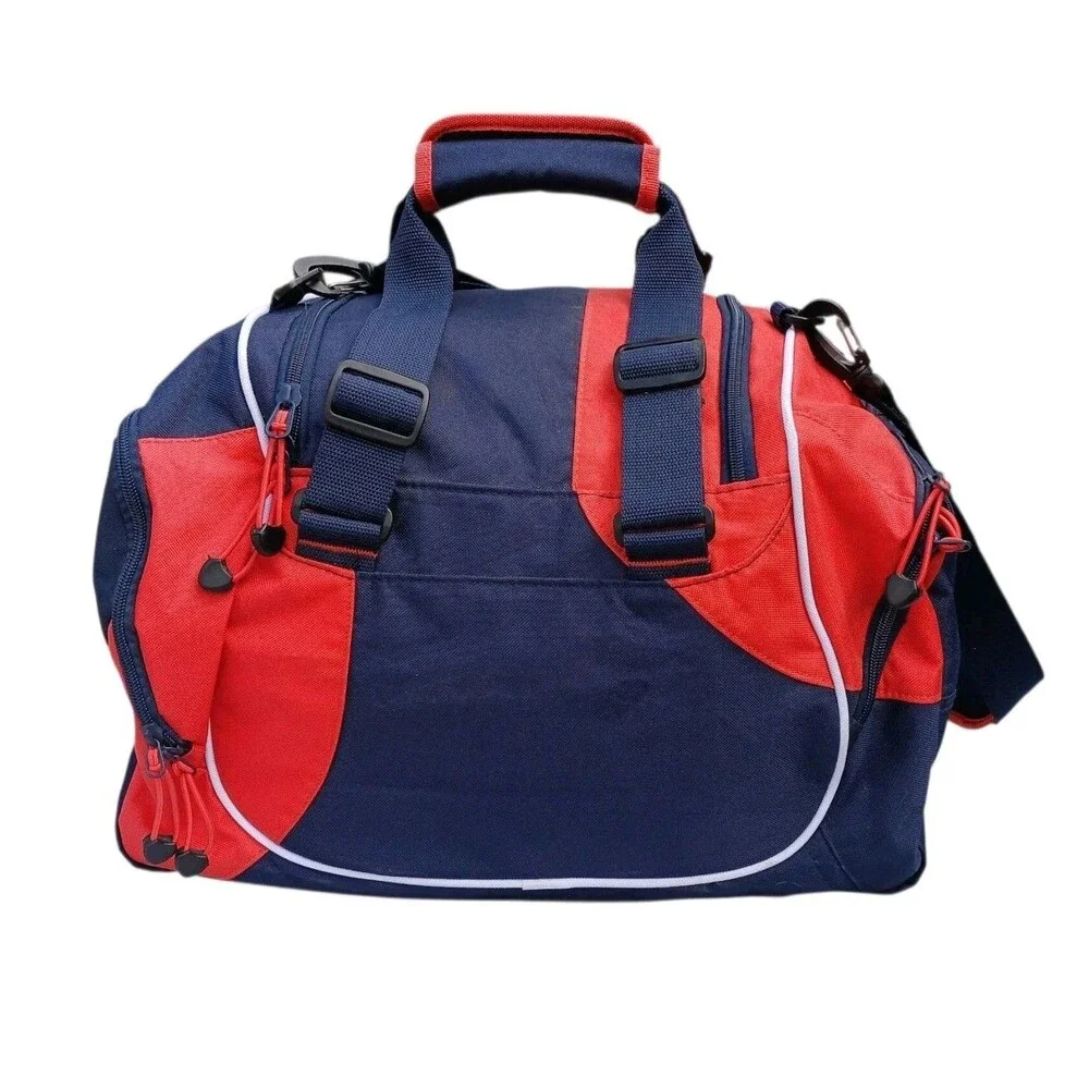 Reebok NFL 2007 Super Bowl Colts Vs Bears XLI Blue Canvas Duffel Bag Gym Travel